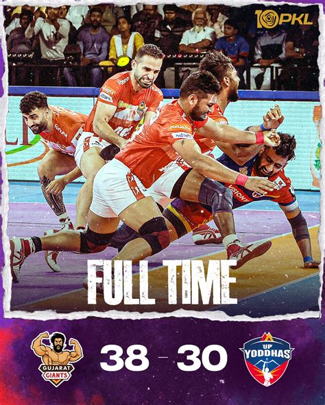 scoreliv|Gujarat Giants 38.